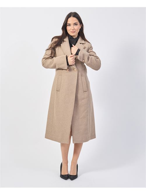 Manteau long Yes Zee en laine mélangée YES ZEE | O042-KK000212